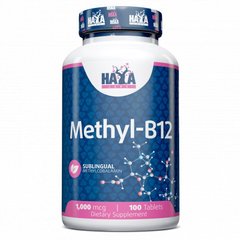 Haya Labs Methyl B12 1000 mcg, 100 таблеток
