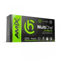 Amix Nutrition ChelaZone MultiChel Ca+Mg+Zn, 90 капсул