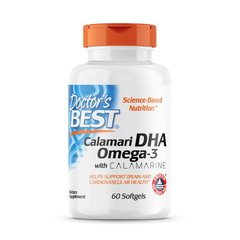 Doctor's Best Calamari DHA Omega-3, 60 капсул