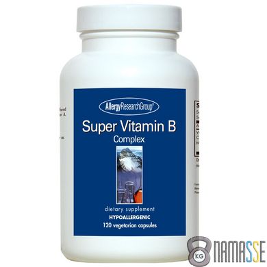Allergy Research Group Super Vitamin B Complex, 120 капсул