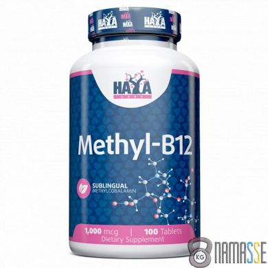 Haya Labs Methyl B12 1000 mcg, 100 таблеток