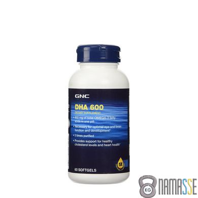 GNC DHA 600 mg, 60 капсул