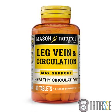 Mason Natural Leg Vein & Circulation, 30 таблеток