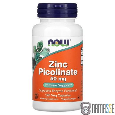 NOW Zinc Picolinate 50 mg, 120 вегакапсул