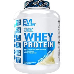 EVL 100% Whey Protein, 2.2 кг Ванільне морозиво