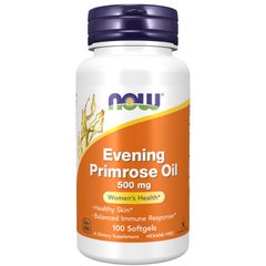 NOW Evening Primrose Oil 500 mg, 100 капсул