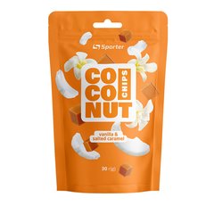 Sporter Coconut Chips, 50 грам Ваніль-солона карамель