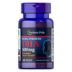 Puritan's Pride Extra Strength DHA 500 mg, 30 капсул