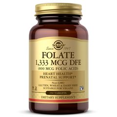 Solgar Folate 1333 mcg (Folic Acid 800 mcg), 250 таблеток