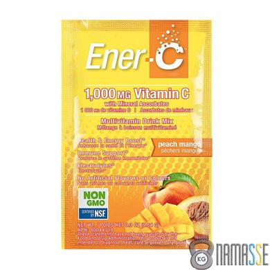 Ener-C Vitamin C, 1 пакетик Манго-персик