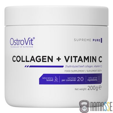 OstroVit Collagen + Vitamin C, 200 грам Натуральний