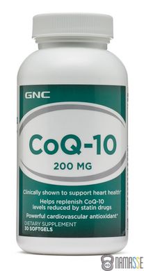 GNC CoQ-10 200 mg, 30 капсул