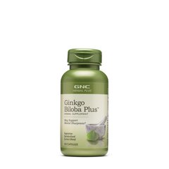 GNC Herbal Plus Ginkgo Biloba Plus, 100 капсул