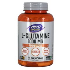 NOW L-Glutamine 1000 mg, 120 капсул