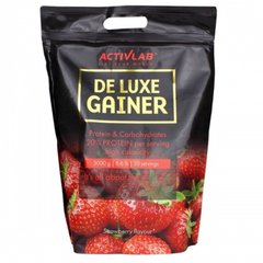 Activlab De Luxe Gainer, 3 кг Полуниця