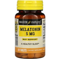 Mason Natural Melatonin 5 mg, 120 таблеток