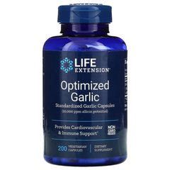 Life Extension Optimized Garlic, 200 вегакапсул