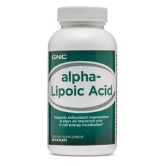 GNC Alpha-Lipoic Acid 100, 60 каплет