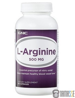 GNC L-Arginine 500, 90 капсул