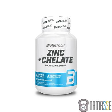 BioTech Zinc + Chelate, 60 таблеток