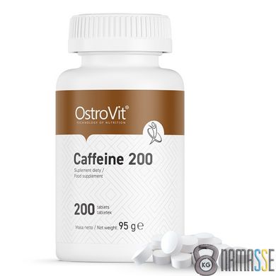 OstroVit Caffeine 200, 200 таблеток