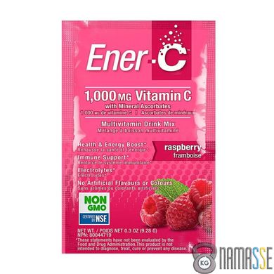 Ener-C Vitamin C, 1 пакетик Малина