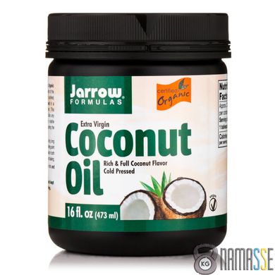 Jarrow Formulas Organic Extra Virgin Coconut Oil, 454 грам