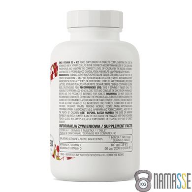 OstroVit Vitamin D3+K2, 90 таблеток