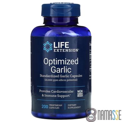 Life Extension Optimized Garlic, 200 вегакапсул