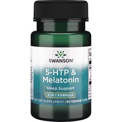 Swanson 5-HTP & Melatonin, 30 капсул