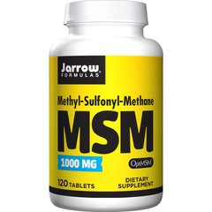 Jarrow Formulas MSM 1000 mg, 120 таблеток