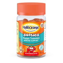 Haliborange Happy Tummies Immune Support, 30 желейок Полуниця