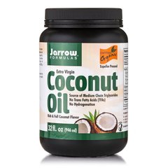 Jarrow Formulas Organic Extra Virgin Coconut Oil, 946 грам