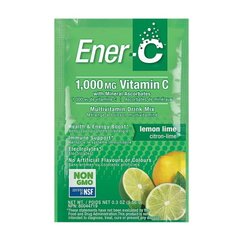 Ener-C Vitamin C, 1 пакетик Лимон-лайм