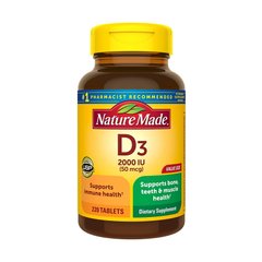 Nature Made Vitamin D3 2000 IU, 220 таблеток