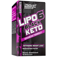 Nutrex Research Lipo-6 Black Keto, 60 капсул