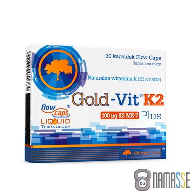 Olimp Gold-Vit K2 Plus, 30 капсул