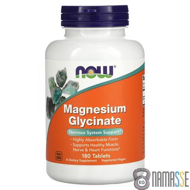 NOW Magnesium Glycinate, 180 таблеток