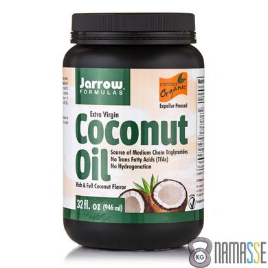 Jarrow Formulas Organic Extra Virgin Coconut Oil, 946 грам
