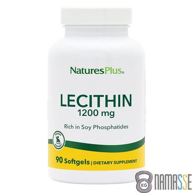 Natures Plus Lecithin 1200 mg, 90 капсул