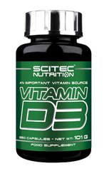 Scitec Vitamin D3, 250 капсул