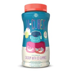Solgar U-Cubes Children's Calcium With D3, 120 желеєк