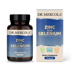 Dr. Mercola Zinc plus Selenium, 30 капсул