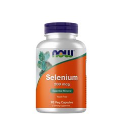 NOW Selenium 200 mcg, 90 вегакапсул
