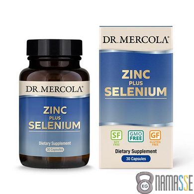 Dr. Mercola Zinc plus Selenium, 30 капсул