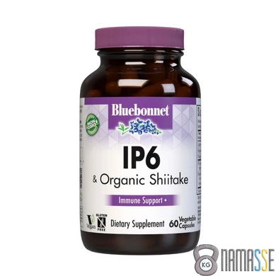 Bluebonnet IP6 & Organic Shiitake, 60 вегакапсул