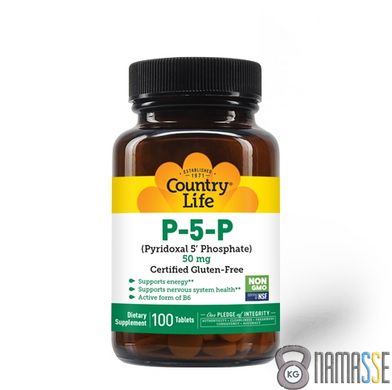 Country Life P-5-P, 100 таблеток