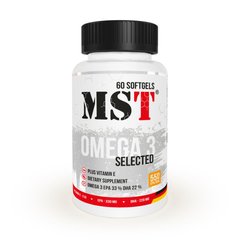 MST Omega 3 Selected 65%, 60 капсул
