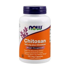 NOW Chitosan plus 500 mg, 120 капсул