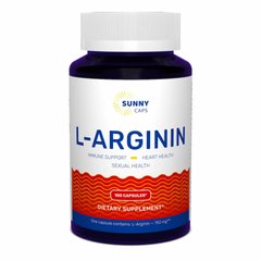 Sunny Caps L-Arginine, 100 капсул